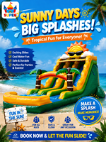 Toboggan aquatique gonflable double piste de qualité commerciale, prix usine, en PVC 0,55 mm, certifié CE, pour piscine à jets d'eau, fête estivale en extérieur