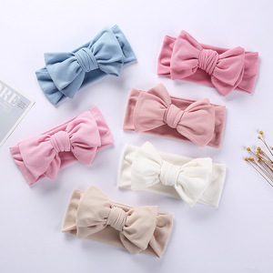 New Style Striped Plaid Knitted Bow <strong>Headband</strong> <strong>Baby</strong> <strong>Headbands</strong> - Product Image 3