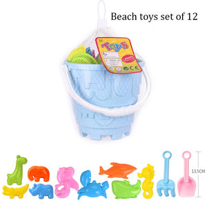 2023 grosir mainan pantai Set ember mainan pasir banyak kotak pasir plastik lucu dengan Kit hewan pantai toyr anak-anak - Product Image 3