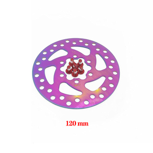 Disque de frein coloré 120mm 6 trous pour <span class=keywords><strong>NIU</strong></span> <span class=keywords><strong>KQi3</strong></span>/<span class=keywords><strong>KQi3</strong></span> MAX/PRO <span class=keywords><strong>KQi3</strong></span> Sport Scooter électrique <span class=keywords><strong>Kqi3</strong></span> remplacer les accessoires - Product Image 4