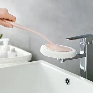 Éponge de nettoyage multifonctionnelle à long manche, brosse pour la vaisselle, la cuisine, les toilettes, la salle de bain, outil de décontamination, lingette pour carrelage et sols - Product Image 3