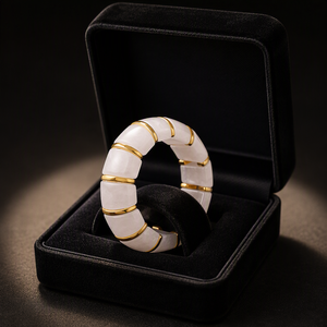Bracelet HECATE Mili en acier inoxydable électroplaqué couleur bonbon, style luxe léger français, avec cordon élastique, idéal pour le bureau et la carrière, très tendance - Product Image 5