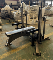 Banc combo pour la compétition de gymnastique avec Smith Machine Option de logo personnalisé en acier inoxydable