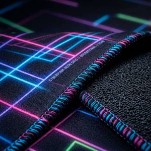 Tapis de jeu TCG <span class=keywords><strong>Cyberpunk</strong></span> Neon Premium, sublimation haute définition, tapis de jeu antidérapant en caoutchouc pour les joueurs d'e-sport - Product Image 3