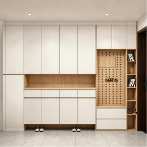 Armario Moderno de Melamina Blanca al por Mayor, Paneles de Armario Estilo <span class=keywords><strong>Ikea</strong></span>, Armario de Almacenamiento para Dormitorio de Apartamento - Product Image 1