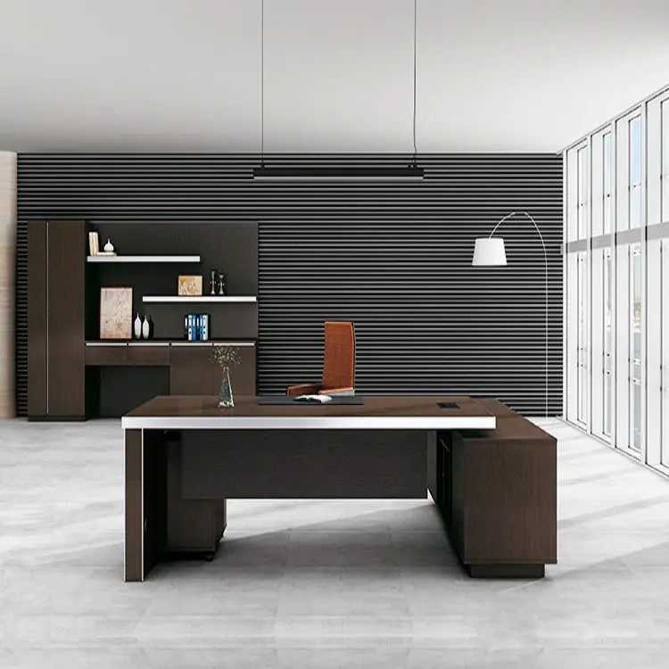 Sol caliente de muebles Venta de lujo moderno de lujo Escritorio de oficina ejecutiva para CEO