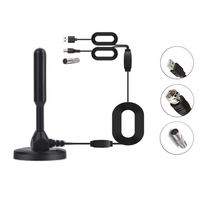 Performances Élevées |   Amplificateur d'antenne magnétique intérieur personnalisable, décodeur numérique HDTV, récepteur TV ATSC DTMB ISDB-T DVBT/T2