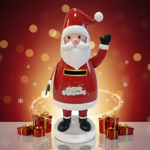 Ornements de Noël en métal rouge faits à la main, décoration de boîte aux lettres intérieure - Product Image 3