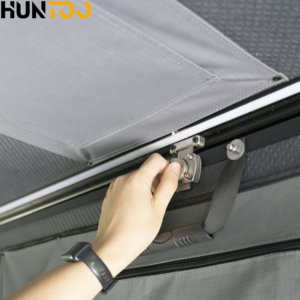 Huntoo - Tienda de Campaña Ligera Personalizada para Camioneta, Desplegable, para Camionetas con Plataforma Plana, Caja de Campamento para Jeep <span class=keywords><strong>Gladiator</strong></span> - Product Image 4