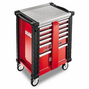 Armoire à outils Usag 1260X900X300 mm, capacité 250 kg, verrouillable, avec roulettes, pour rangement d'atelier - Product Image 1