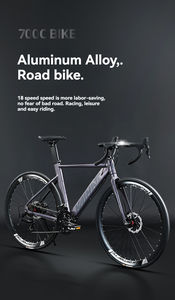 Vélo de route 700c à freins à disque en alliage d'aluminium, prix bas, ultra léger, super rapide, pour hommes, femmes et adultes - Product Image 5