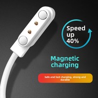 Cable de Carga Magnético con Imán Potente para Teléfonos Infantiles, Relojes Inteligentes, Vasos Mezcladores, Cable de Datos Recto de 2.54mm/3.5mm/4.00mm/7.62mm