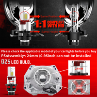 D2R D4R LED Canbus Ampoule 12V 70W Xénon à LED Phare Nouvel État 6000K Température de Couleur Auto Lampe Plug and Play Avec Ventilateur