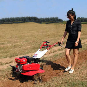 Hand Held Gasoline Air-Cooled Diesel Type 6Hp/7.5Hp/9Hp/10Hp/12Hpdiesel Mini Tiller Power Tiller Farm Machine Power <b>Cultivator</b> - Product Image 5