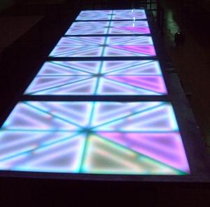 Pista da ballo LED light up bianco copertura in acrilico fase portatile 1x1 m RGB pannelli per la decorazione <span class=keywords><strong>di</strong></span> nozze - Product Image 5