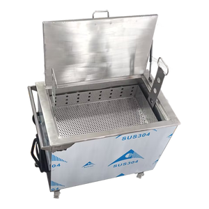 Nouvelle machine <span class=keywords><strong>de</strong></span> nettoyage à ultrasons industrielle électrique 215L avec réservoir chauffant en acier inoxydable 304 pour usage commercial en cuisine et hôtel - Product Image 5