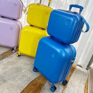 Bagaglio a bassissimo costo per bambini graziosi colori caramella ruote da viaggio PC + ABS valigia resistente di prima scelta per regali di fascia alta - Product Image 1