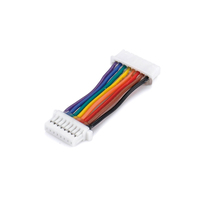 Cable de cinta arcoíris completo de 8 pines hembra, de morado a negro, conector JST de 8 colores para sensor SPI, prototipado Arduino, OEM