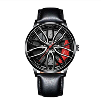 Nouvelle Tendance Montre Homme à Cadran Rotatif Non Mécanique Mouvement Quartz Automatique Montre Masculine Tendance