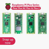 무선 WiFi Pico 또는 Pico H 핀 헤더가 포함된 오리지널 라즈베리 파이 피코 개발 보드, 파이썬/C++ 지원