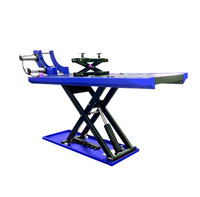 BIAOSIN utilisé moto ascenseurs 450KG verrouillage pneumatique ciseaux Table élévatrice support pour Garage