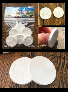 Piastre/Base/Dischi in Ceramica Bianca Ecologica di Varie Dimensioni per Coralli SPS e LPS - Supporto per Piastrelle Acquario - Product Image 5