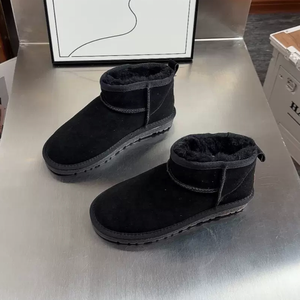 2026 New Product U Outdoor Suede Plush Comfortable <strong>Waterproof</strong> Thermal Short <strong>Women</strong> Winter Sheepskin <strong>Snow</strong> <strong>Boots</strong> - Product Image 3
