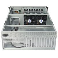 OEM 4u 服务器机箱，带液晶显示屏，用于监控，带 12 个 GPU，适用于服务器机架
