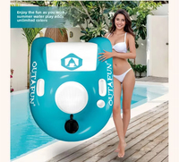 Bouée gonflable électrique portable pour une personne avec propulseur rotatif, scooter aquatique pour piscine, équipement de loisirs de plein air