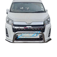 Barre de protection en acier pour Hiace GRH300 2019-2020 Pièces de carrosserie Pare-chocs avant Grille de protection pour Hiace 300 Nudge bar