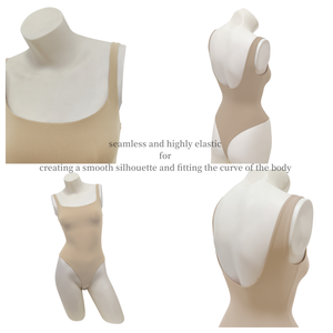 Moldeador de cuerpo con Control de barriga ligero, entrenador de cintura, levantador de glúteos, ropa moldeadora, mono de cuello cuadrado, camisola para mujer - Product Image 4