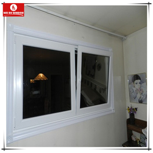 Eleganti Finestre e Porte in PVC/UPVC con Design a Battente, Telaio in Plastica, Tende a Rullo Orizzontali per Hotel, Tipo Tenda a Rullo per il Controllo degli Insetti - Product Image 6