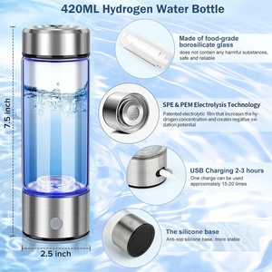 Generador Portátil de Agua Ionizada para Mejorar la Salud con Tecnología SPE, Generador de Botellas de Agua - Product Image 2