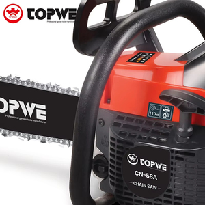 เครื่องตัดไม้ Topwe Industrial & DIY ใช้เชื้อเพลิงเบนซิน/แก๊ส กำลัง 2.4 กิโลวัตต์/8500 รอบต่อนาที พร้อมบาร์นำขนาด 18 นิ้ว และ 20 นิ้ว เพื่อการบำรุงรักษาง่าย - Product Image 1