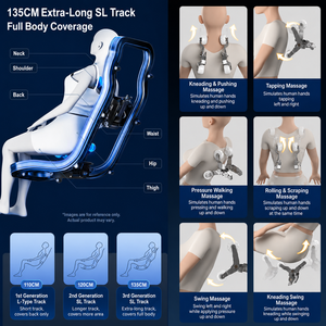 Track 4D <b>Zero</b> - <b>Gravity</b> <b>Chair</b>, Airbag Compression Shiatsu, Music Enabled Recliner ZH-E9 1. This Product Is a High-end - Product Image 3