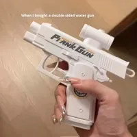 Pistolet à Eau Créatif Double Face à Jet Inversé, Mini Jouet de Tir d'Eau pour Activités d'Été en Plein Air avec Jet d'Eau Inversé pour Blagues