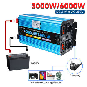 Fabricant <span class=keywords><strong>LVYUAN</strong></span> Onduleur à onde sinusoïdale pure 3000 watts <span class=keywords><strong>6000W</strong></span> 12v 24v à 110v 230v Onduleur pour la maison - Product Image 5