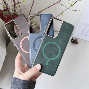 Sang Trọng Da Từ Tính Sạc Lại Bìa Xu Hướng Mới Điện Thoại Di Động Chống Sốc Trường Hợp Với Vải Cho <span class=keywords><strong>Oneplus</strong></span> 13R 12R 11R 10R 9R - Product Image 1