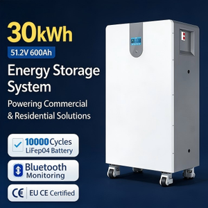Solar Energy Storage Cabinet 51.2V 30kW 50kWh Split-Phase Inverter 600Ah Removable Lithium Iron Phosphate <b>Battery</b> for Home Use - Product Image 6