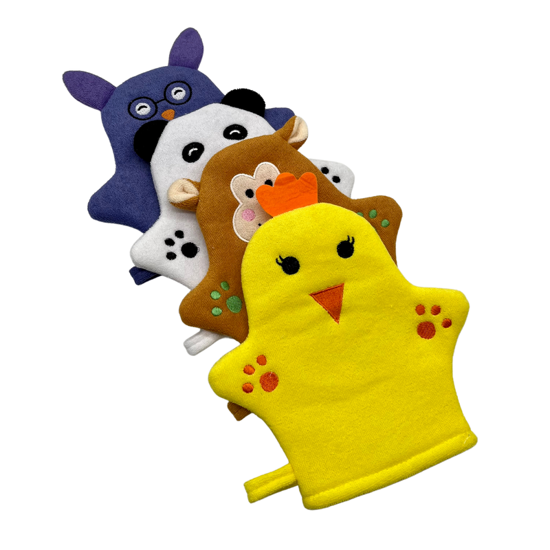 Skin Friendly Kids Bath Mitts Lovely