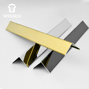 Bên Trong Góc Kim Loại Cạnh Dải Đồng Trims Chuyển tiếp 304 201 Vòng Thép Không Gỉ Góc Trang Trí Gốm Gạch <span class=keywords><strong>Trim</strong></span> - Product Image 3