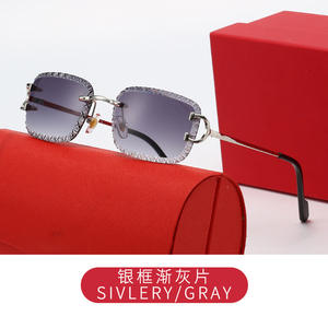 Gafas de Sol de Marca Premium Personalizadas con Patillas Blancas Marfil, Gafas de Sol de Diseño Retro Chic sin Montura. - Product Image 6