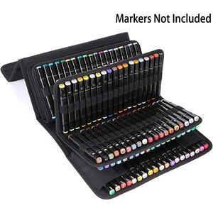 Estuche para Marcadores de 171 Ranuras, Organizador Extensible Plegable para <span class=keywords><strong>Copic</strong></span>/Prismacolor, con Asa y Correa para el Hombro, Bolsa para Suministros de Arte y Labiales - Product Image 5