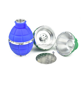 Bol à charbon pour chicha en silicone résistant à la chaleur et acier inoxydable, accessoire personnalisable avec logo, vente chaude, directement de l'usine, en gros - Product Image 6