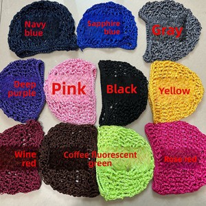 Gorro de malla de punto grueso de verano <span class=keywords><strong>para</strong></span> <span class=keywords><strong>dormir</strong></span>, gorro de satén <span class=keywords><strong>para</strong></span> <span class=keywords><strong>el</strong></span> cabello completo, gorro de enfermera, gorro de trabajo, gorro <span class=keywords><strong>para</strong></span> <span class=keywords><strong>dormir</strong></span>, gorro negro <span class=keywords><strong>para</strong></span> cubrir <span class=keywords><strong>el</strong></span> cabello, venta al por mayor - Product Image 4