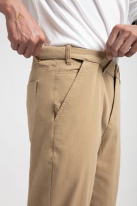 Jean pour homme en mélange <span class=keywords><strong>de</strong></span> coton Ra'yon <span class=keywords><strong>de</strong></span> qualité supérieure, taille mi-haute extensible, style vintage, léger, durable, doux, pour affaires, décontracté, <span class=keywords><strong>golf</strong></span> - Product Image 4