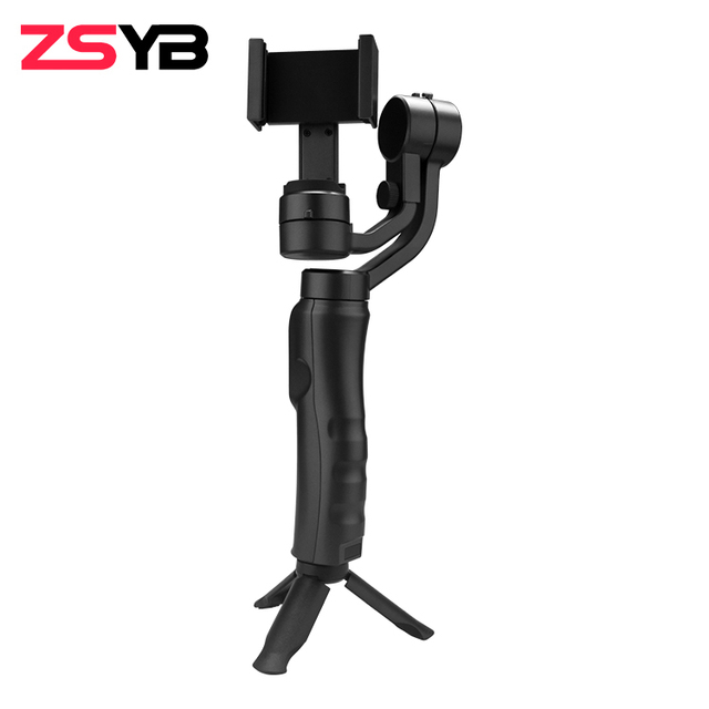 ZSYB Face Tracking APP Control ABS 3-Axis Handheld Folding Portable Gimbal Stabilizer for Smart Phone