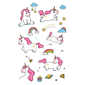 Venta caliente lindo <span class=keywords><strong>de</strong></span> dibujos animados arte <span class=keywords><strong>de</strong></span> cuerpo impermeable temporal chico del tatuaje falso - Product Image 1