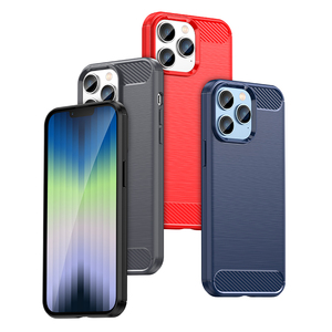 2022ร้อนราคาขายส่งคาร์บอนไฟเบอร์กันกระแทกนุ่ม TPU ปกหลังกรณีโทรศัพท์มือถือสำหรับ <span class=keywords><strong>Iphone</strong></span> <span class=keywords><strong>14</strong></span> <span class=keywords><strong>Pro</strong></span> - Product Image 3