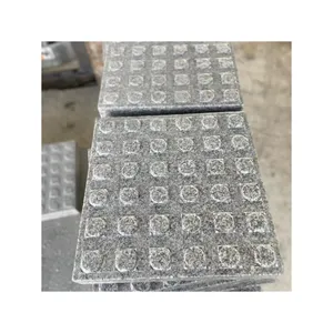 Sesamgrauer Granit benutzerdefinierte Größe haptischer Pflaster Blindstein für draußen
